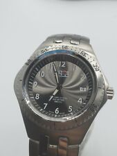 Orologio 975 Sector Grigio Quadrante Data Ss Bracciale Cristallo Zaffiro Uomo