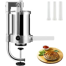 VEVOR Insaccatrice Manuale Verticale per Salsiccia in Acciaio Inossidabile 1,5L