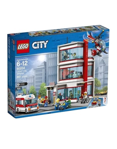 Lego city 60204 ospedale - ospedale, nuovo