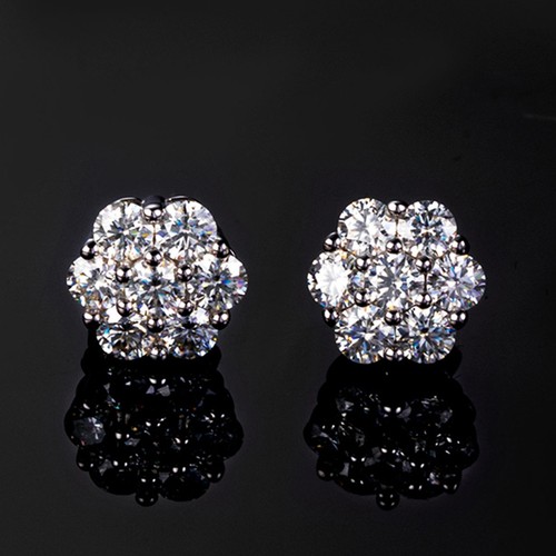 Vvs moissanite borchia gra - vvs,