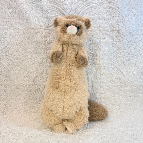 Peluche grande furetto marrone