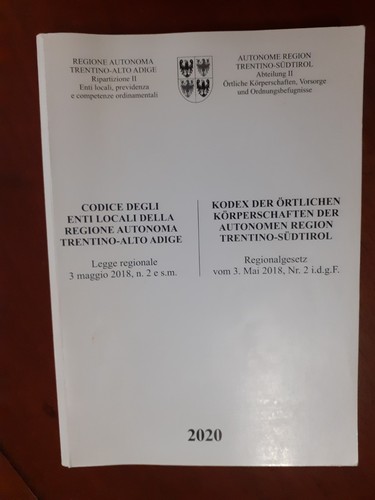 Codice degli enti - , della