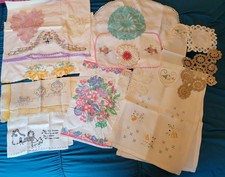 Lotto di 16 LENZUOLA VINTAGE