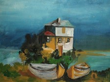 Dipinto ad olio espressionista