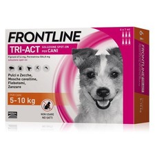 Frontline TRI-ACT → 6 pipette per cani 5-10 kg - Antiparassitario spot on Cane