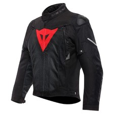 Giacca Giubbotto Moto Uomo Dainese SUPER SPRINT D-DRY Impermeabile BLACK/RED