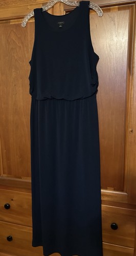 Abito lungo blu navy ann - lungo,