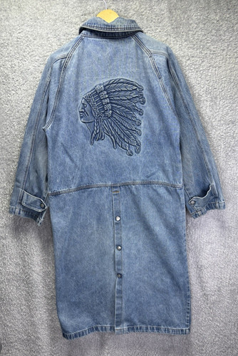 Giacca cappotto denim lungo