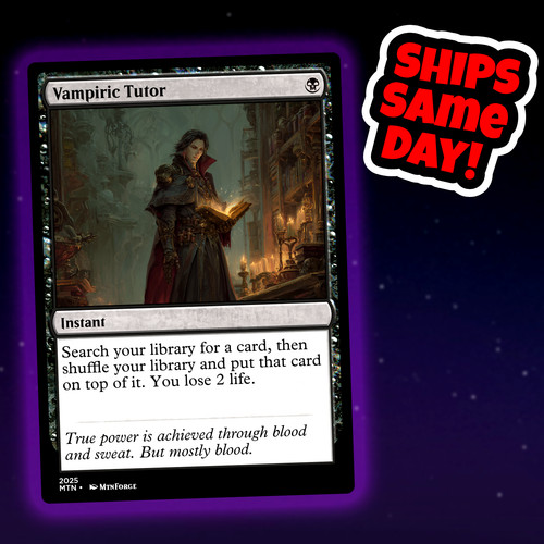 Vampiric tutor carta - tutor,