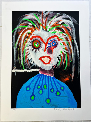 Paul kostabi grafica originale - kostabi,