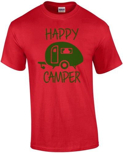 Happy camper maglietta - happy, 2