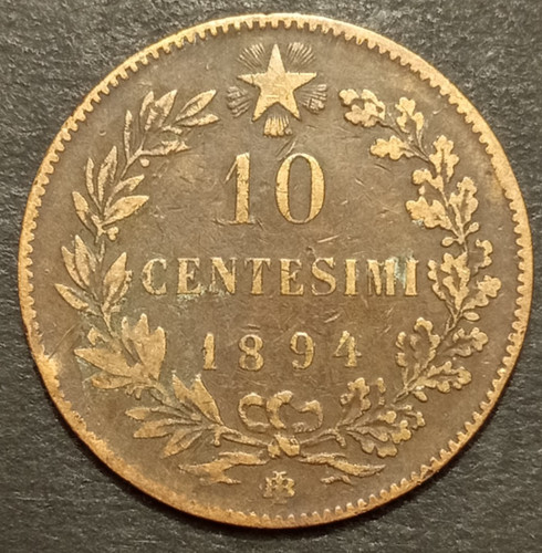 Centesimi lire 1894 - 10,