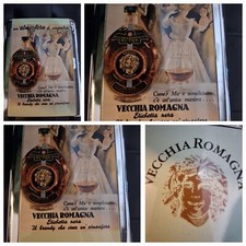 Portatovaglioli PUBBLICITARIO Vecchia Romagna originale Vintage da collezione