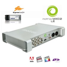 Matrox MXO2 LE I/O Box con ExpressCard34 HD-SDI XLR-Audio HDMI Calibrazione 