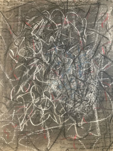 Disegno carboncino pittore - disegno,