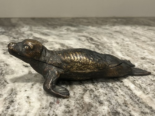 Antico sigillo bronzo - bronzo, porta
