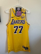 Maglia personalizzata Nike NBA Los Angeles Lakers Doncic Icon autentica 48 L