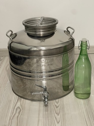 Giara sansone 30l inox 10 - giara,
