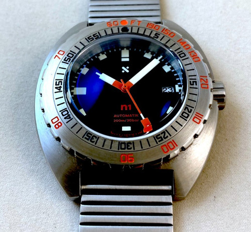 Nh35 mod 44mm sub orange - 44mm,