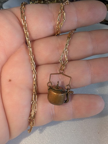 Vintage rame penny - , teiera