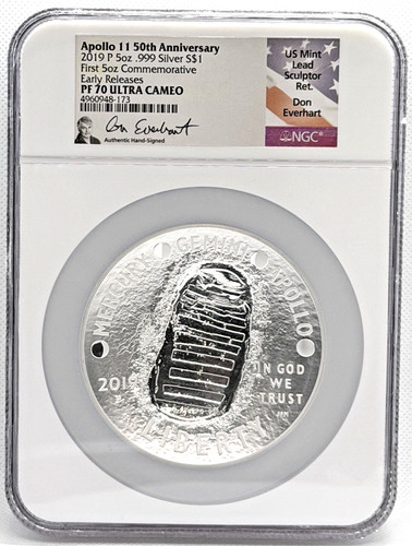 999 argento apollo 11 - .999,