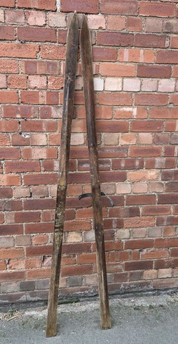 Ww2 russian skis wooden - russian,