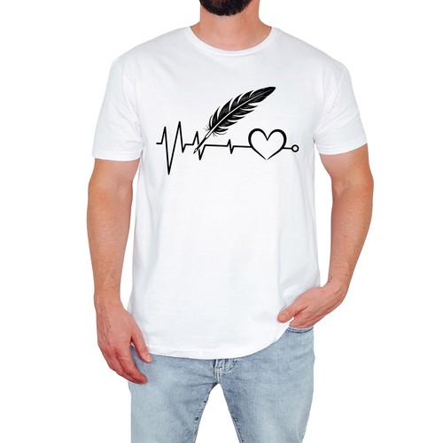 Shirt uomo battito - t-shirt,