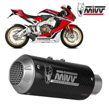 Terminale Scarico MIVV MK3 Carbonio Bassoper HONDA CBR 1000 RR 2017 > 2019