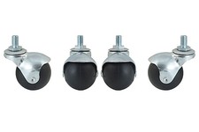 Set 4 Ruota Plastica Ricambio