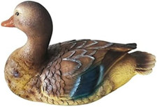 Hidyliu Decorazione Anatre per Laghetto e Giardino Germano Reale Plastica Esca D