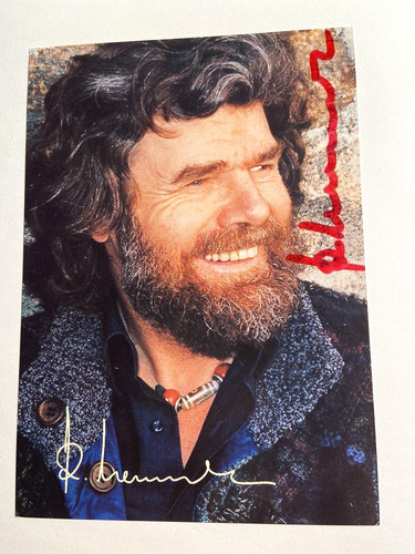 Autografo reinhold messner - autografo,