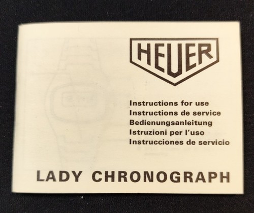 Heuer watch lady chronograph - heuer,