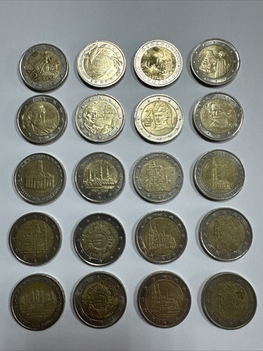Various rare euro coins - 2,