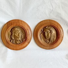 Coppia di quadri tondi in