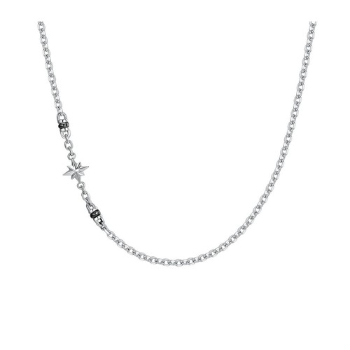 Collana uomo acciaio con - collana, in
