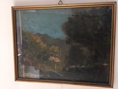 Quadro paesaggio pittore - quadro,
