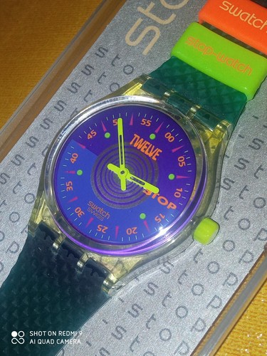 Swatch stop watch - stop,