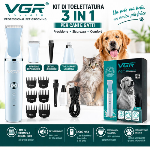 Vgr 205 tosatrice - cani, e