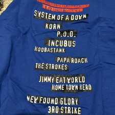 Camicia firmata Korn, System Of Down, P.O.D, Incubus, Hoobastank, Papa Roach