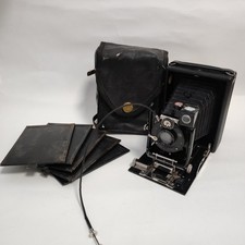 Macchina fotografica Folding AGC con custodia e porta lastre