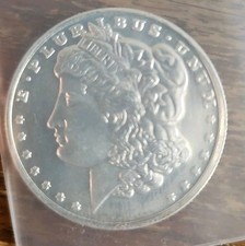 Moneta lingotto d'argento da 1 oz, dollaro Morgan (copia)