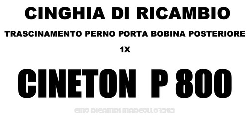 Cinghia trascinamento x - trascinamento, 1