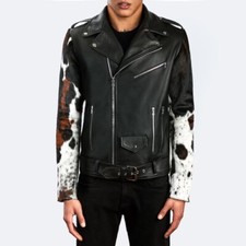 Men's Stylish Leather Biker