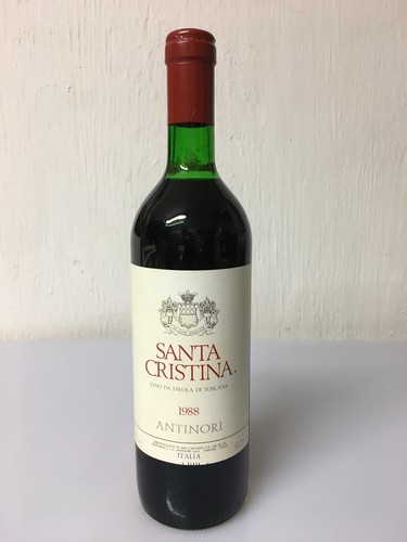Santa cristina 1988 vino - vino, rosso