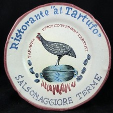 piatti del buon ricordo Salsomaggiore Faraona Pres. Fondatore 1964