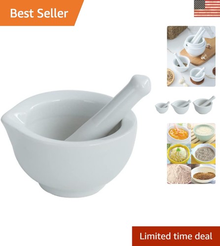 Mortaio pestello ceramica - e,