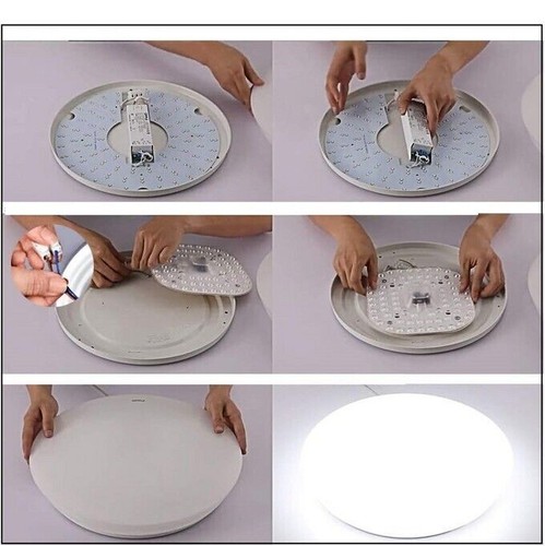 Plafoniera opaca led tonda - led,