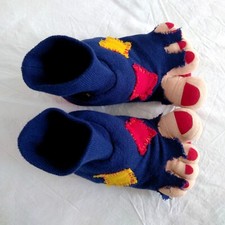 De Fonseca Pantofole Babbucce MOPPINE De Scalzone Blu Calde Invernali Tg. 41/43