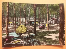 San Vincenzo (Livorno). Camping Sogno. Auto, Car, Voitures, Motocicletta.