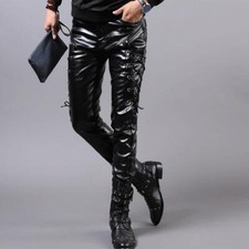 Mens Fashion Punk Leather